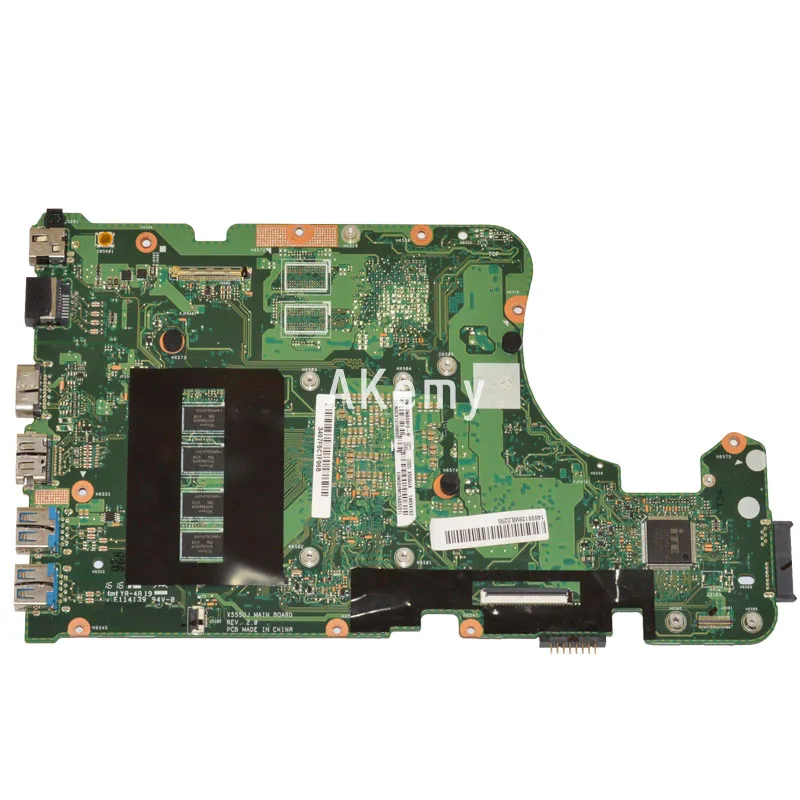 X555UA материнская плата 4 Гб Оперативная память I5-6200U для ASUS X555 X555U X555UA X555UV Материнская плата ноутбука X555UA материнская плата X555UA материнская плата