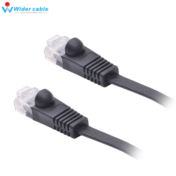 0 5 м 2 3 UTP кабель Плоский CAT6 Ethernet LAN сеть Cat 6 шнур провод черный цвет RJ45 до толщина 1