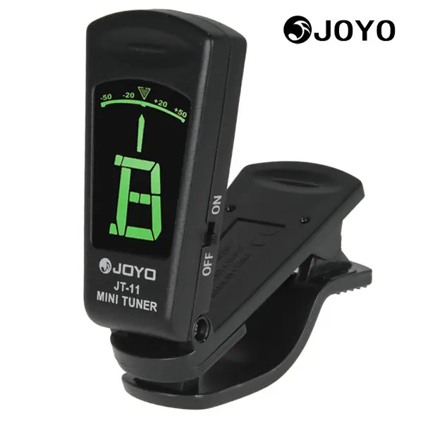 JOYO JT 11 портативный мини цифровой хроматический тюнер на 360 градусов Свободно