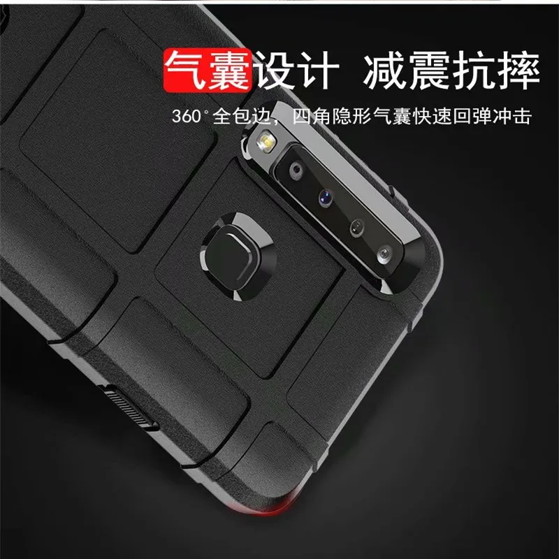 Прочный Чехол мягкий резиновый защитный чехол для телефона Samsung Galaxy A7 2018
