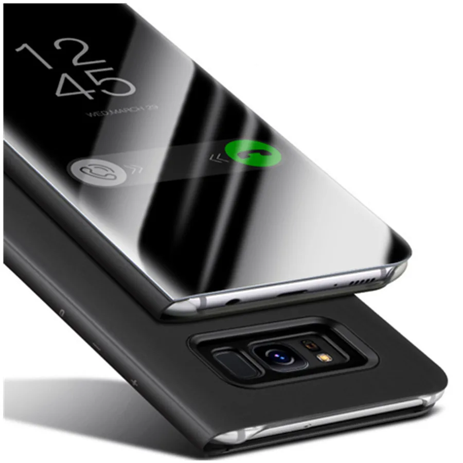 Умный роскошный зеркальный флип чехол для Samsung Galaxy M30 M20 M10 A70 A30 A50 A40 A20 A10 A60 A90 A80