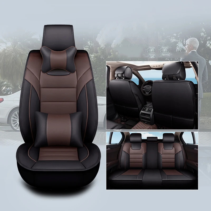 Здоровый волокна кожи Подушка сиденья автомобиля охватывает универсальные для
