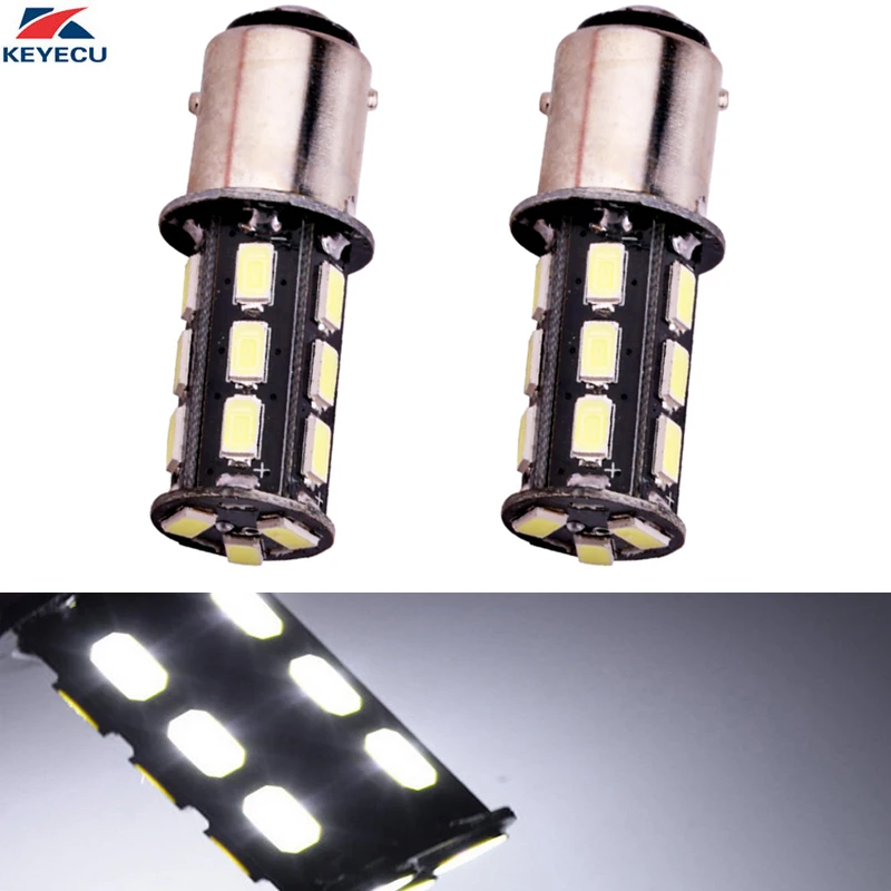 KEYECU 2 шт. белый 6000 К 10 Вт Высокая мощность 1156 11575630 18SMD супер яркая автомобильная