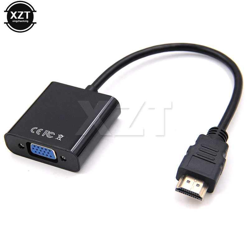 Переходник HDMI-совместимый с гнездом VGA для видеоадаптера HD TV CRT Monitor XBOX 360 PS3 на 3 5 мм