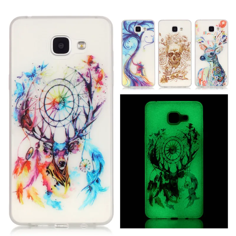 Для Samsung Galaxy A5 2016 Case Блестящий Милый Мультфильм Ультра-тонкий световой