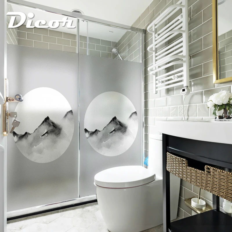 Стеклянная оконная пленка от бренда DICOR матовое Непрозрачное украшение для