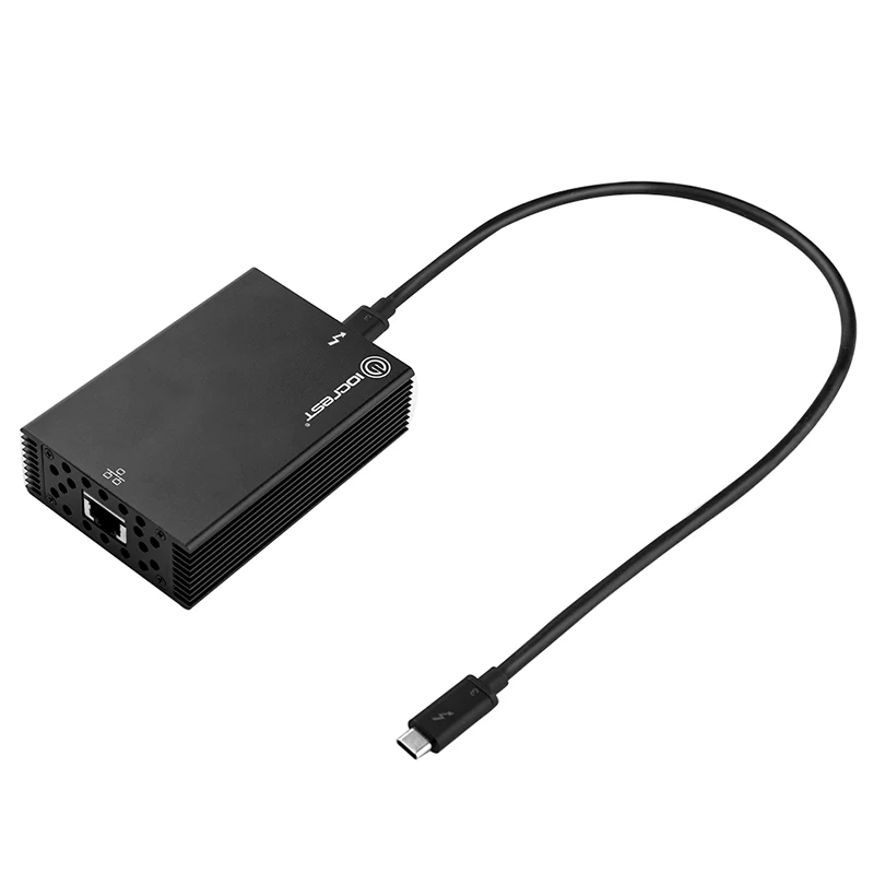 Адаптер Ethernet USB C 3 1 Type Thunderbolt сетевая карта к RJ45 Lan чипсет Intel 10 гигабитный для Windows