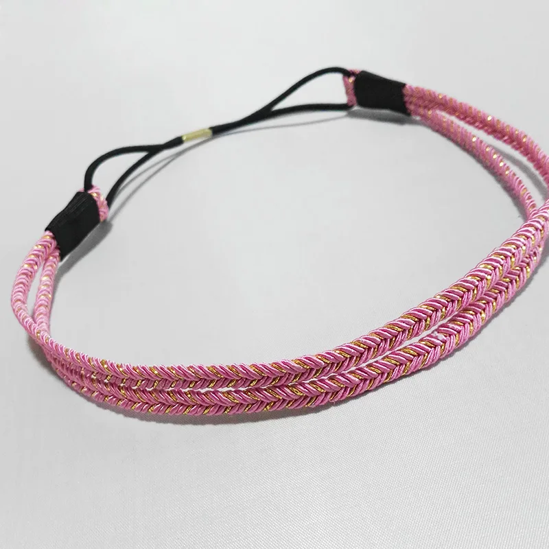 1 шт. модная повязка на голову с двойными косами для девочек Богемные аксессуары