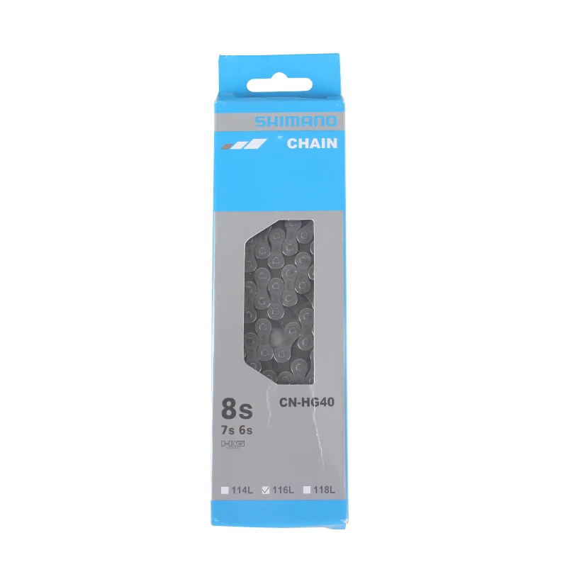 Скоростная цепь SHIMANO CN HG40 6S 7S 8S 116L Link MTB & Road велосипедная часть|chain shimano|mtb chainshimano chain