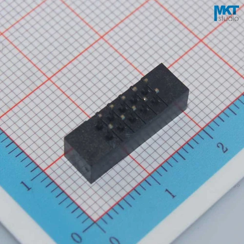 100 шт. прямой штырь 2 0 мм Шаг DC3 штекер IDC разъем ISP JTAG Header покрыт с вырезом ключа 6P 8P