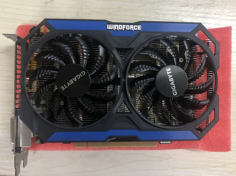 Б/у Видеокарта GIGABYTE GTX 960 4 Гб 128 бит GDDR5 видеокарты для nVIDIA VGA карты Geforce GTX960 Hdmi Dvi