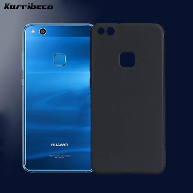 штейн матовый ультра тонкий Тонкий силиконовый чехол для Huawei P10 Lite чехлы мягкий