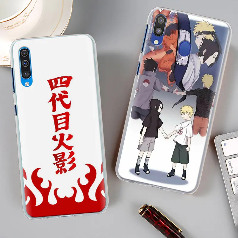 Ботинки в стиле аниме «Naruto Наруто минималистский чехол КРЫШКА ДЛЯ samsung Galaxy A30 A40 A50 A70 A6 A8 плюс A7 A9 M30 чехол для телефона Coque