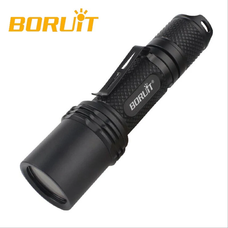BORUiT BC07 750lm тактический мини фонарик с зумом светодиодный USB Перезаряжаемый фонарь