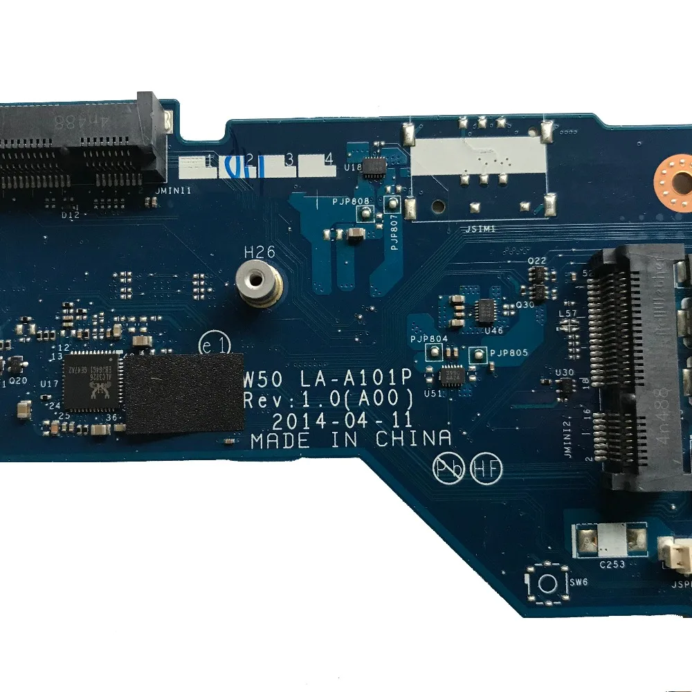 SZWXZY отлично подходит для DELL E5540 Материнская плата ноутбука I5-4300U Процессор GT720M 2 Гб