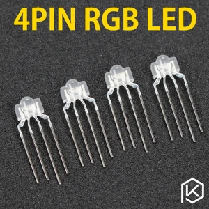 4pin rgb leds diffused rgb led for mechanical keyboard such as 87 104 108 71 rgb light free global shipping
