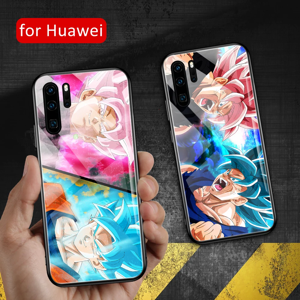 Стеклянный чехол для Huawei P20 lite стеклянная задняя крышка P9 P10 Plus P30 Pro | Мобильные