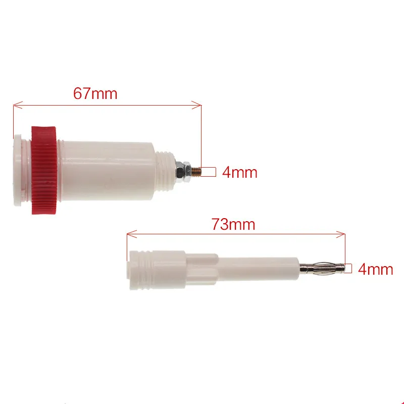 Штекерная запасная часть для высоковольтного тестера 20 кВ 4 мм банановый