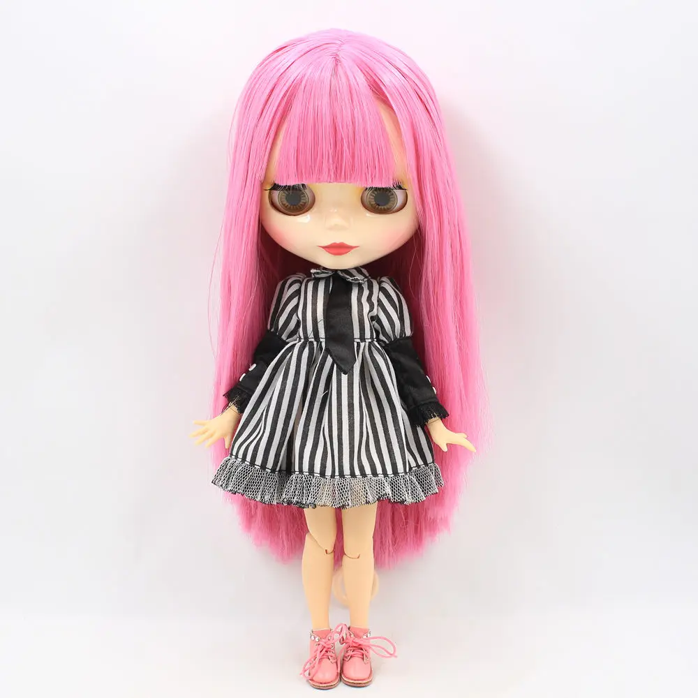 Кукла блайз ICY DBS Серия № 260BL2277 с розовыми волосами и белой кожей 1/6 BJD ob24 аниме