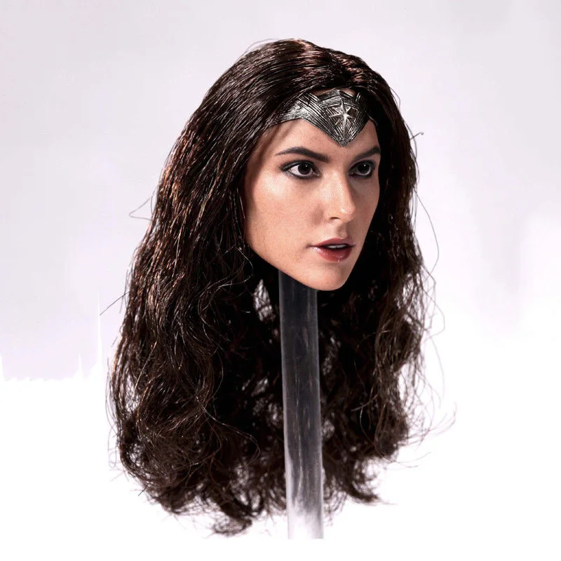 

hot toys 1/6 scale female young lady head sculpt girl gal Gadot head for 12'' PH TBL body figures