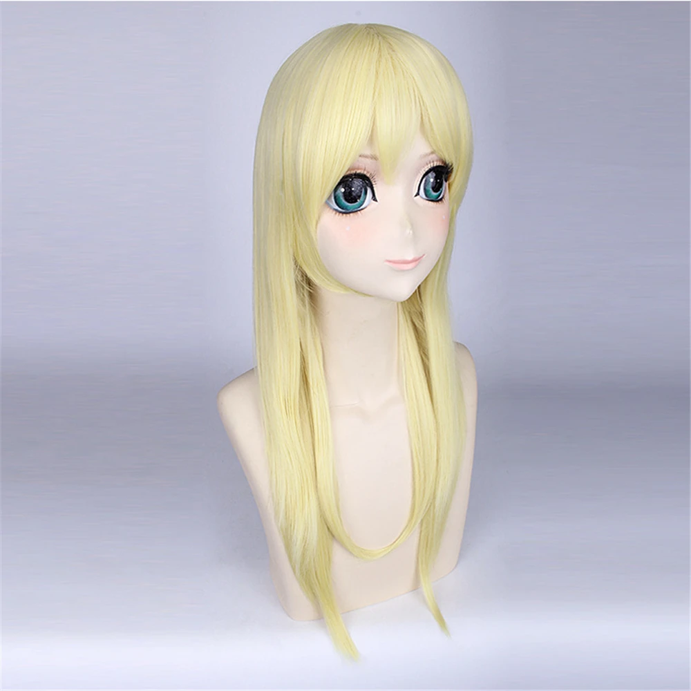 LoveLive Ayase Eli челка длинные волосы парик костюм Хэллоуин Аниме унисекс