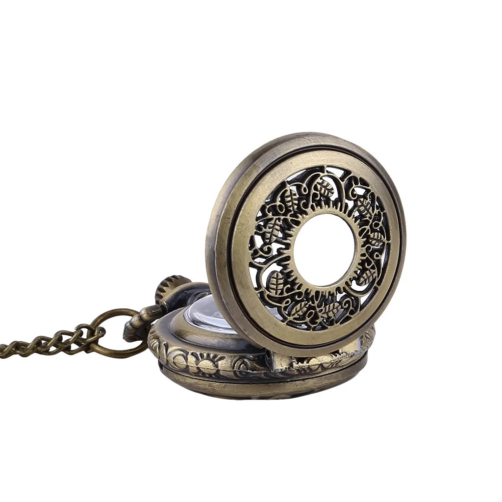 Мужские часы 2019 мужские и женские карманные ретро Кварцевые с подвесным столом