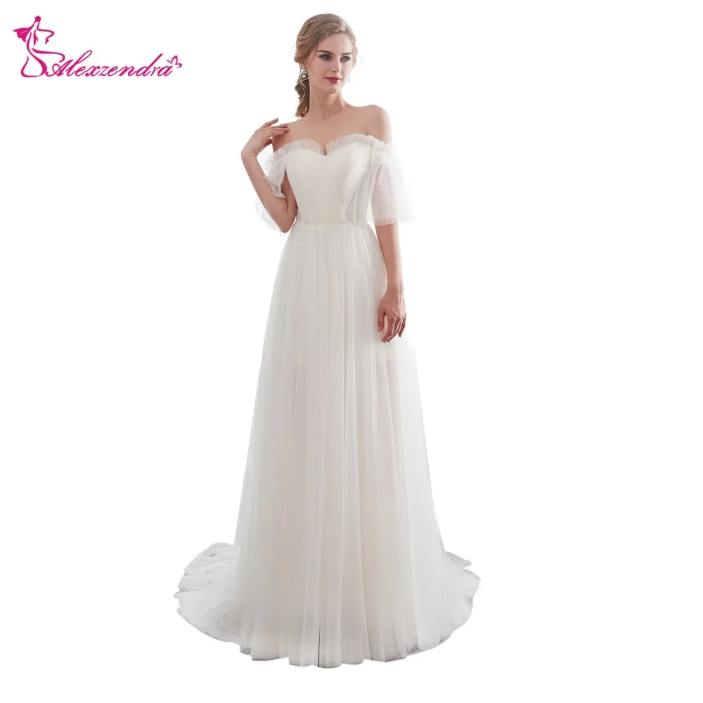 

Alexzendra Stock Dress Sweetheart Tulle A Line Wedding Dress Bridal Dresses Plus Size Vestido De Noiva