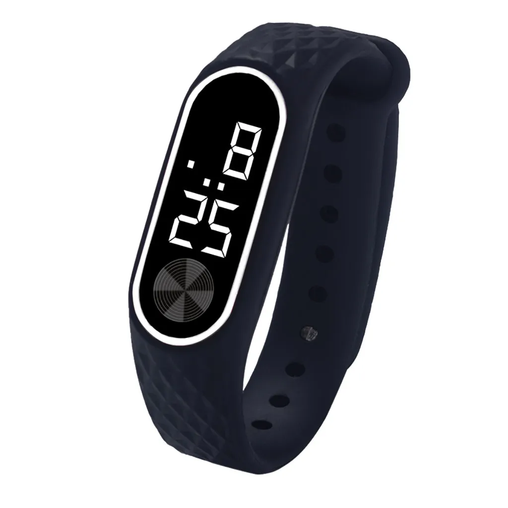 

LED Digital Display Bracelet Watch Children's Students Silica Gel Sports Watch Zegarek Horloges Mannen