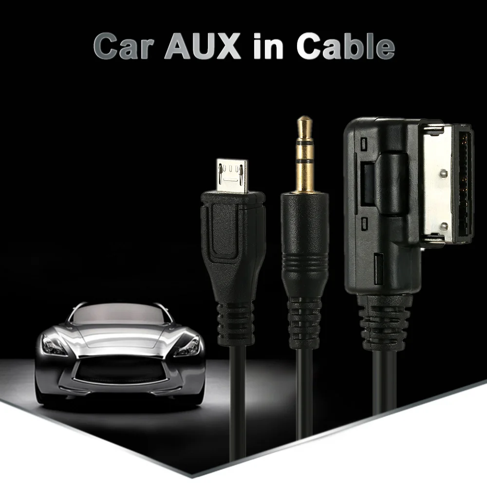 KKmoon Jack Aux MP3 кабель USB адаптер Музыка AMI MMI интерфейс для Audi A3 A4 A5 A6 TT VW Jetta GLI Passat CC