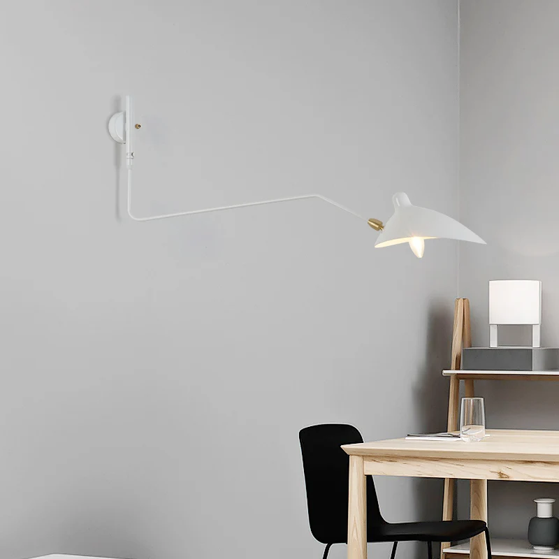 modern Loft Industrial Vintage pendant lamp for living room bed room Rotating Sconce wall Lights For Home Decoration
