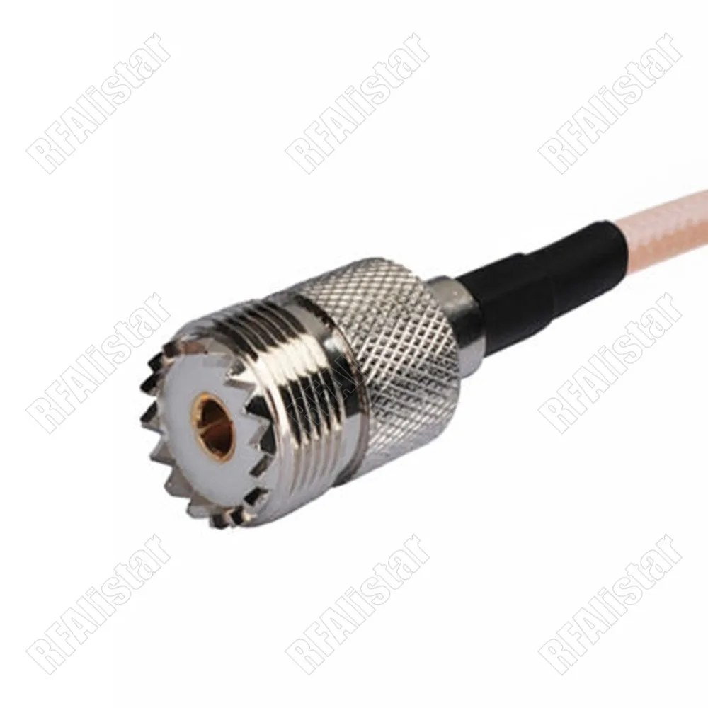 Коаксиальный Кабель BNC со штекером RA на гнездовой разъем UHF SO239 RG400 фоторазъем 30