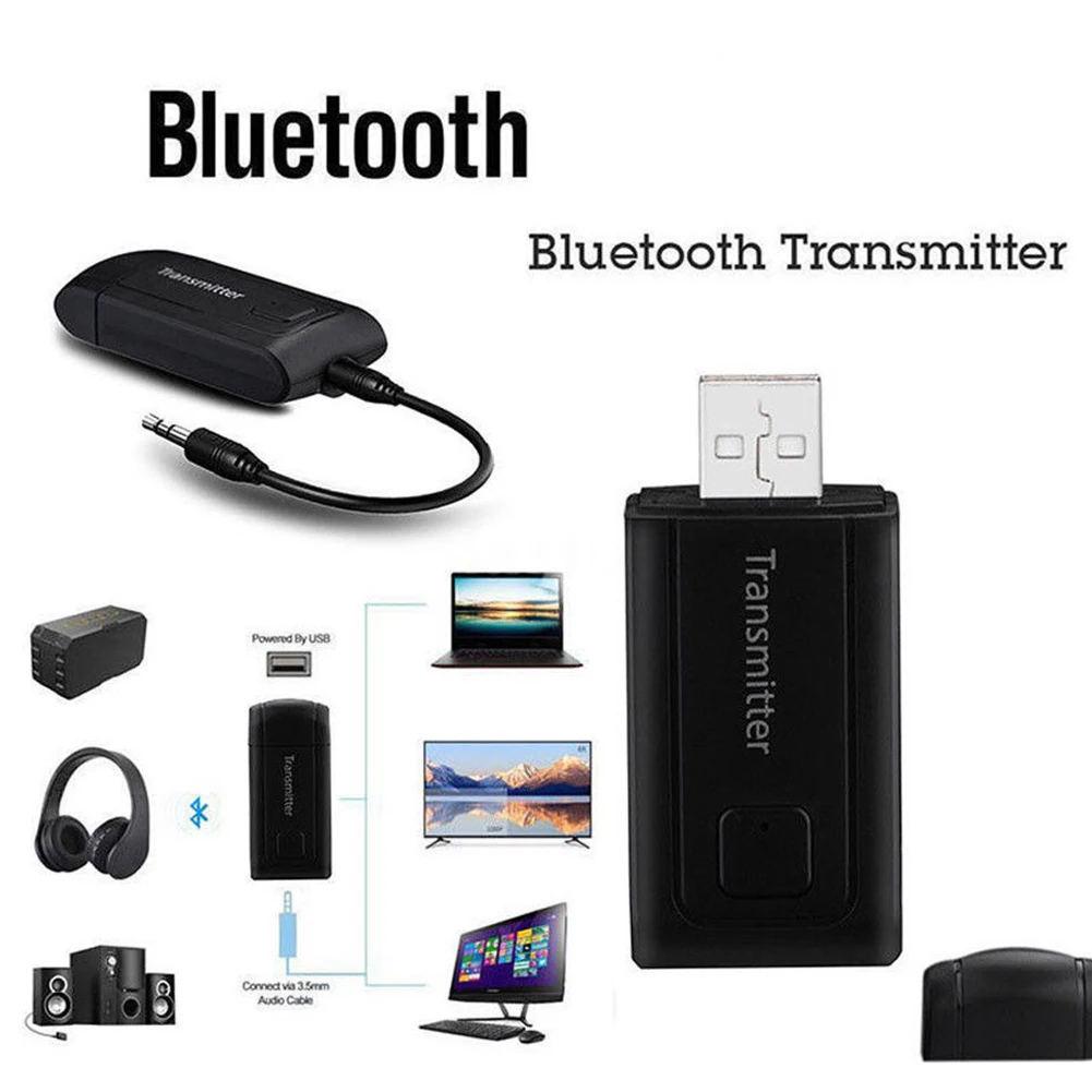 4 2 стерео USB аудио автомобильный адаптер для ТВ ПК компьютерные наушники Bluetooth