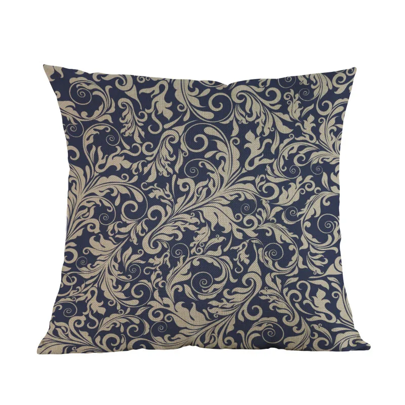 Европейский стиль барокко декоративный геометрический узор льняная хлопковая