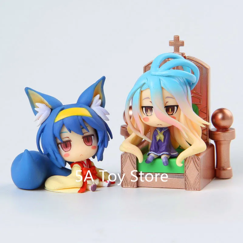 Аниме фигурки No Game Life Sora Shiro hatsuse izuna Jibril коллекционные модели игрушек куклы 6