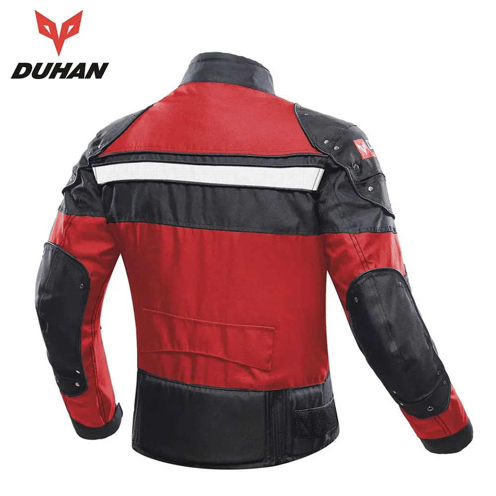 DUHAN Motorcycle jacket men Protective Moto Jacket Motocross Off-Road Dirt Bike Riding Windproof Jaqueta racing Clothing | Автомобили и