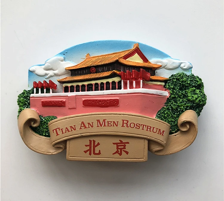 Пекин, Китай, птичье гнездо Hutong Великая стена храма неба магниты на холодильник туристические сувениры холодильник магнитная наклейка