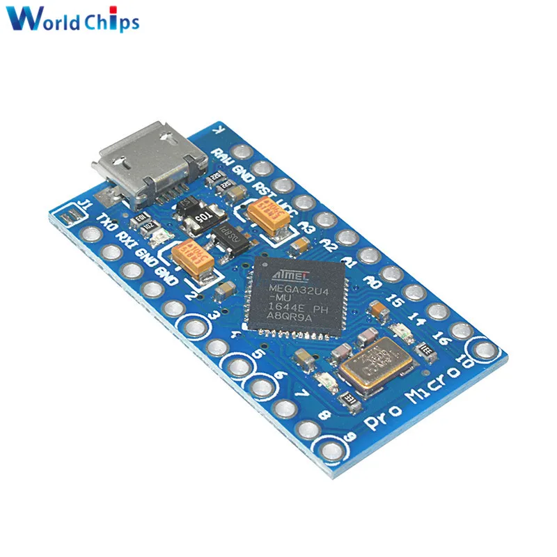 5 шт. USB ATmega32U4 Pro Micro в 16 МГц модуль для Arduino ATMega 32U4 контроллер reзамена Mini с Pins|usb
