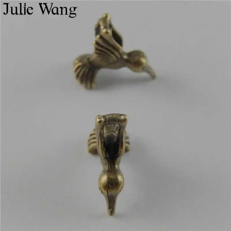 Julie Wang 15 шт. Летающие птицы сплав искусственные подвески серьги ожерелье
