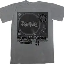 Техника 1200 Футболка DJ футболки музыка Ди Джей тернтаблизм хип