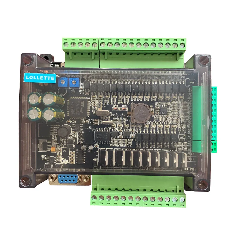 DC24V FX1N FX2N FX3U-24MT PLC промышленная плата управления 6AD 2DA 14 вход 10 транзистор выход RS485