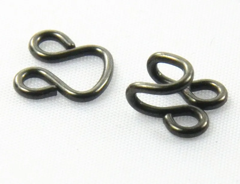 20 шт. черная металлическая Талия для одежды 16 мм|Пряжки и крючки| |