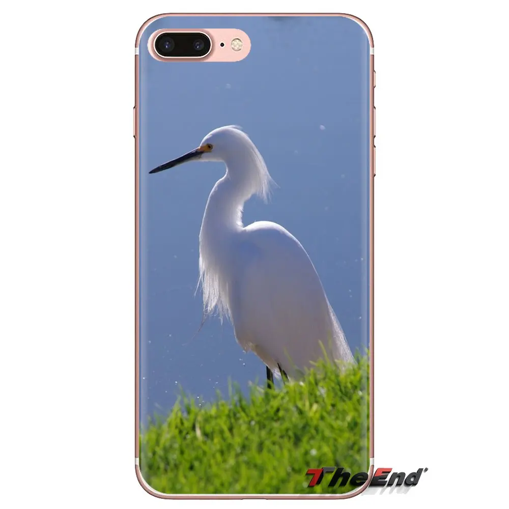 Животные птицы Эгрет отражение воды для Samsung Galaxy A3 A5 A7 A9 A8 Star A6 Plus 2018 2015 2016 2017