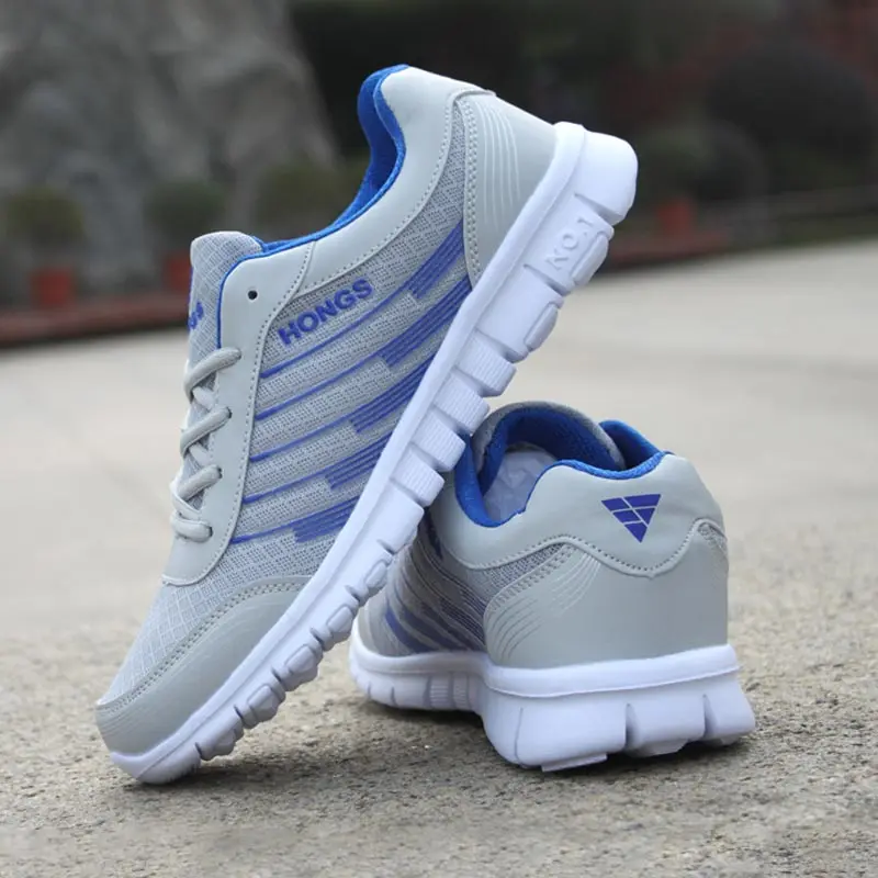 Couple shoes 2020 new fashion breathable mesh casual men vulcanize lighted comfortable mans footwear sneakers | Обувь