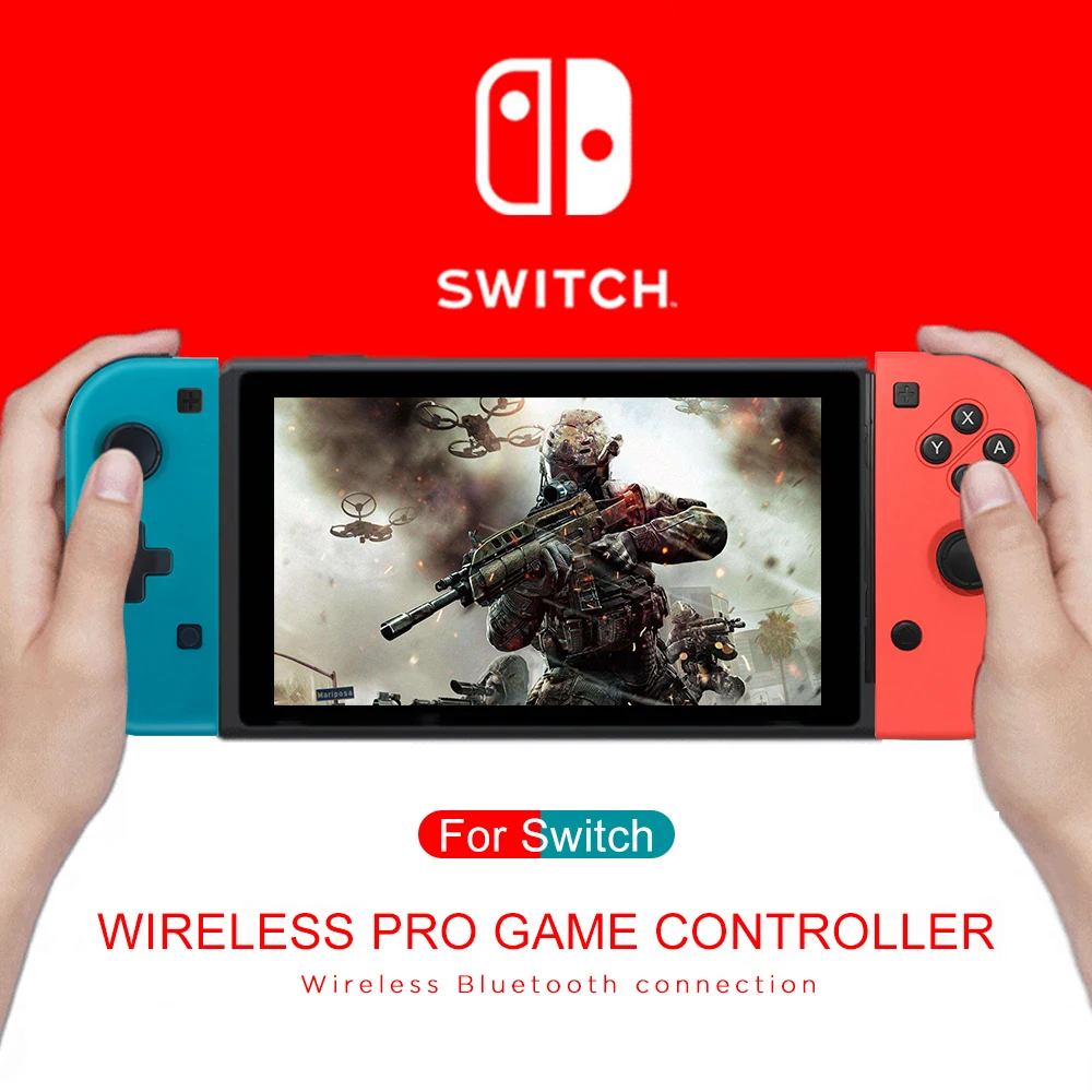 Беспроводной Bluetooth переключатель геймпады разделенная ручка для Nintendo Switch
