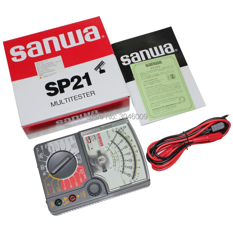 Аналоговые мультитестеры sanwa SP21, Мультифункциональный/мультидиапазонный указатель, мультиметр, нулевой центр, инструмент, выключенный звуковой сигнал, проверка батареи