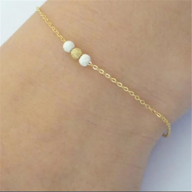 Новые простые хорошие бусины на удачу дамский браслет классический