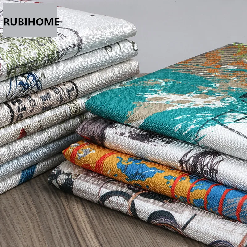 RUBIHOME (50x15 0 см/шт.) хлопчатобумажная льняная ткань для шитья Лоскутная диванная