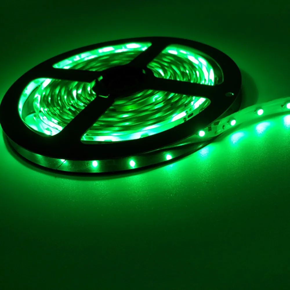 12 В 5 м Светодиодная лента 3528 неводостойкая 300 светодиодная SMD гибкая RGB клейкие