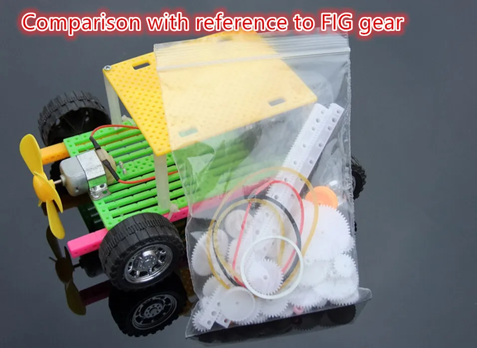 Новый package75pcs много Пластик передач стойки шкив ремень червячная одно-и дважды 8-56