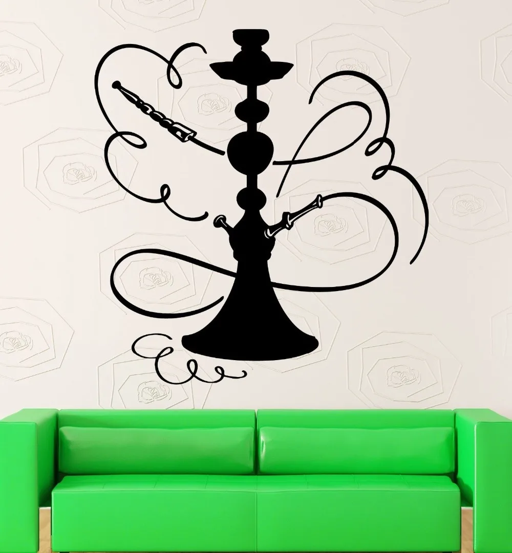 Кальян рисунок на стене